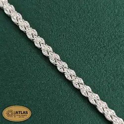 دستبند نقره زنانه جواهری مدل B21