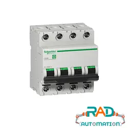 فیوز مینیاتوری اشنایدر موتوری چهار پل قدرت قطع 6K آمپر