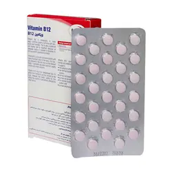 قرص ویتامین B12 یوروویتال 60عددی