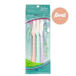 تیغ ابرو جیول مدل ۵۰۳ بسته ۳ عددی