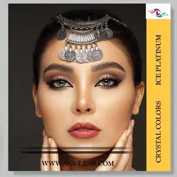 لنز طبی رنگی کریستال کالرز