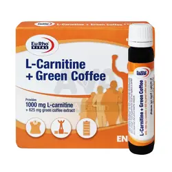 ویال ال کارنیتین و قهوه سبز یوروویتال بسته 6 عددی