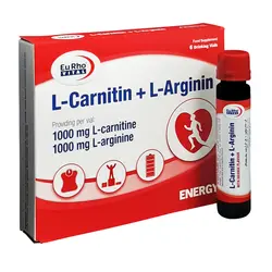ویال ال کارنیتین و ال آرژنین یورویتال بسته 6 عددی