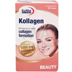 قرص کلاژن 1000 میلی گرم یوروویتال بسته 30 عددی