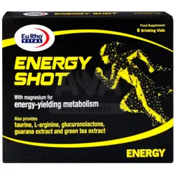 ویال خوراکی انرژی شات یوروویتال با طعم کولا بسته 6 عددی