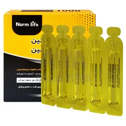 ویال ال کارنیتین و ال آرژنین نورم لایف بسته 10 عددی