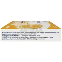 ویال خوراکی ویتامین C 1000 میلی گرم یوروویتال بسته 6 عددی