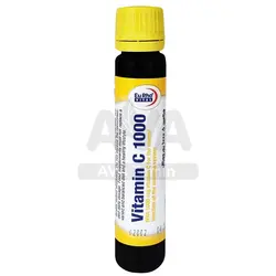 ویال خوراکی ویتامین C 1000 میلی گرم یوروویتال بسته 6 عددی