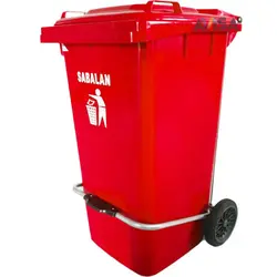 سطل زباله 240 لیتری چرخدار پدالدار (قیمت عمده)