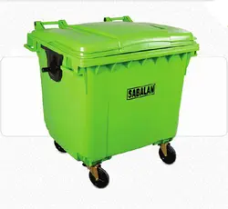 سطل زباله 1100 لیتری چرخدار (قیمت عمده)