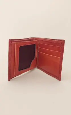 کیف‌ پول جیبی چرمی مردانه طرح مونت بلانچ