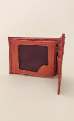 کیف‌ پول جیبی چرمی مردانه طرح مونت بلانچ