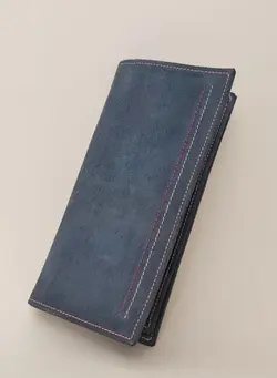 کیف پول مردانه چرم طبیعی طرح آسترچرم آوست