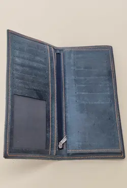 کیف پول مردانه چرم طبیعی طرح آسترچرم آوست