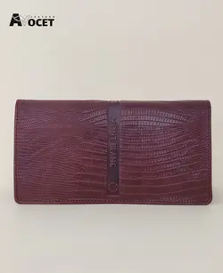 کیف پول مردانه چرم طبیعی طرح مونت بلانچ