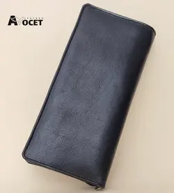 کیف پول مردانه گوشی‌خور چرم طبیعی گاوی