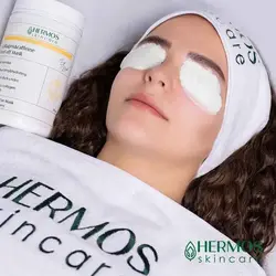 ماسک لاتکسی دور چشم کلاژن و کافئین هرموس 300 گرم