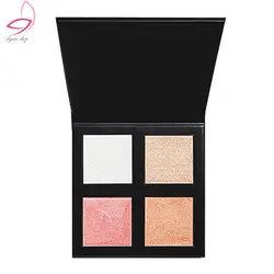 مشخصات، خرید، بهترین و قیمت پالت هایلایتر 4 رنگ رولوشن مدل رز گولد Rose Gold اصل اورجینال ارزان ⚡️ فروشگاه آرایشی و بهداشتی آیرین شاپ