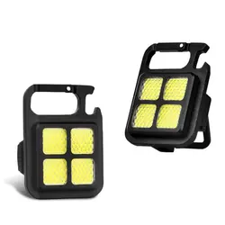 چراغ چندکاره COB Rechargeable Keychain Light(جدید)
