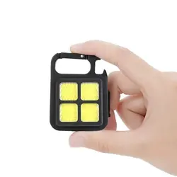 چراغ چندکاره COB Rechargeable Keychain Light(جدید)