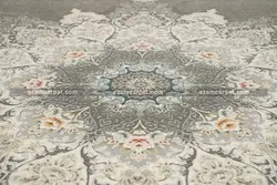 فرش ماشینی 1200 شانه طرح پری دودی