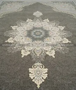 فرش ماشینی 1200 شانه طرح پری دودی