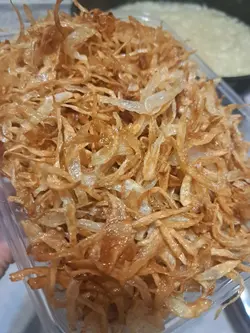 پیاز خلالی سرخ شده