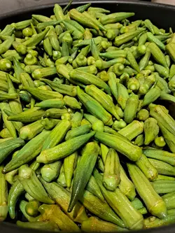 بامیه سرخ شده