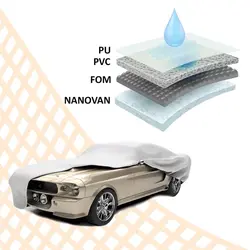 چادر ماشین چهار فصل فولکس گل سوزن طلا