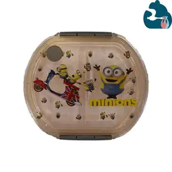 ظرف غذای کودک دو قسمتی به همراه قاشق