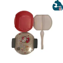 ظرف غذای کودک دو قسمتی به همراه قاشق