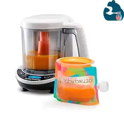 غذا ساز 2 کاره بی بی برزا مدل دلوکس babybrezza