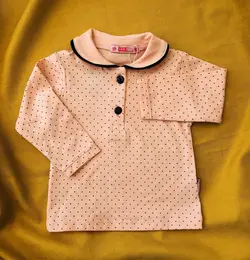 بلیز یقه ب ب  رنگی