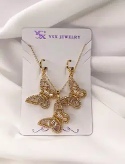 نیم ست دخترانه پروانه برند ysx کد 10012