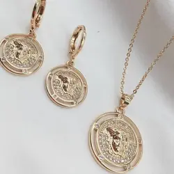 نیم ست ورساچه نگین دار برند ysx کد 10055