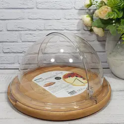 ظروف سرو کیک کف چوبی