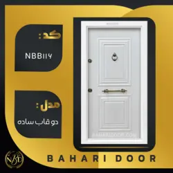 درب ضد سرقت برجسته مدل دوقاب ساده کد NBB116
