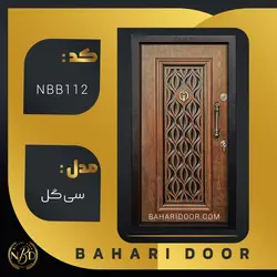 درب ضد سرقت برجسته مدل سی گل کد NBB112