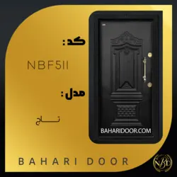 درب ضد سرقت فلزی مدل تاج کد NBF511
