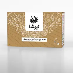 مخلوط چای سبز و آلوئه ورا و پودرعسل