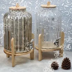 کلمن شربت چوبی دلوا در 2مدل