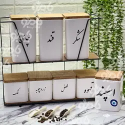 بانکه سرامیکی مربع تکست فارسی در 3سایز