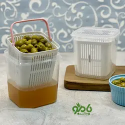 سبد نگهدارنده ترشی و پنیر مانیا در 3سایز