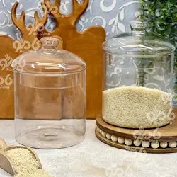 بانکه حبوبات شیشه ای اقاقیا