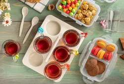 سرویس چای و صبحانه خوری 6 نفره لیمون