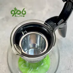 قوری چای ساز دسته مشکی 3سایز