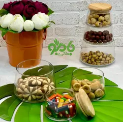 برج تنقلات ۳ طبقه شیشه ای درب چوب