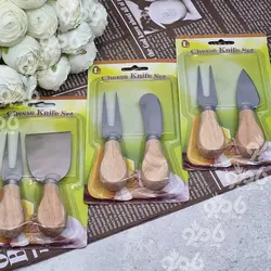 کارد صبحانه چوبی جفتی در 3مدل