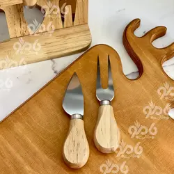 کارد صبحانه چوبی جفتی در 3مدل