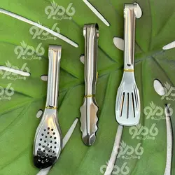 انبر سالاد استیل 3عددی وارداتی